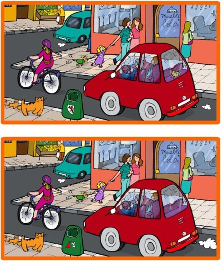Resultat d'imatges de troba les 7 diferencies